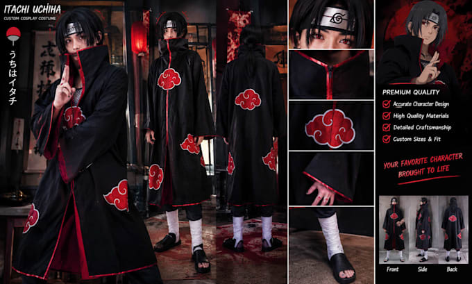 create custom anime cosplay costumes for your character
