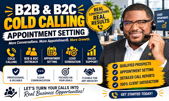 b2b, b2c cold calling, telemarketing and set appointments