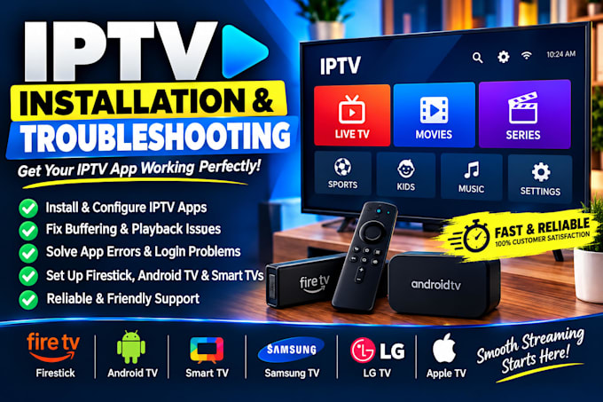 install iptv apps and troubleshoot streaming issues
