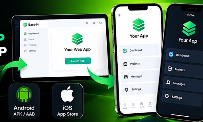 convert your base44 app to android and ios using capacitor