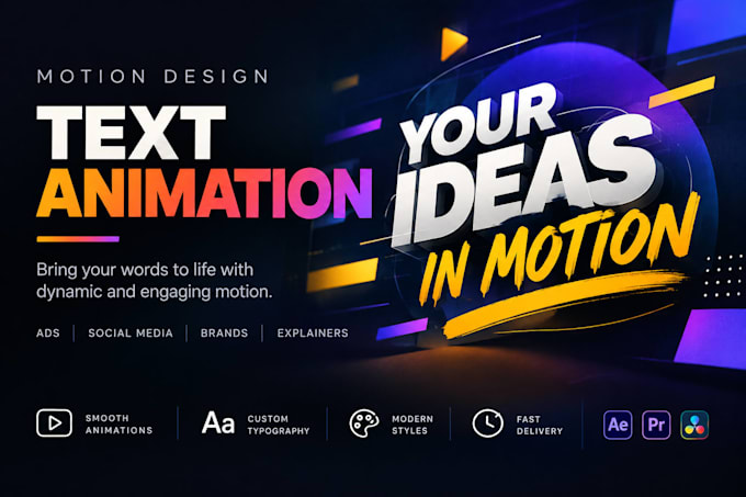 create motion graphics animation