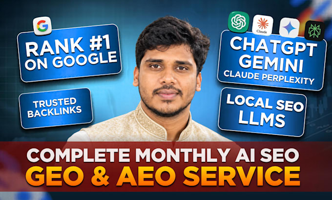 do complete monthly website on page GEO, aeo, local and ai SEO optimization