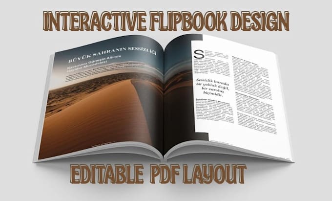 design digital editorial layout, interactive pdf flipbook, indesign magazine