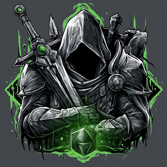 create a professional fantasy logo artwork