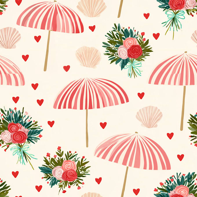 create watercolor seamless pattern