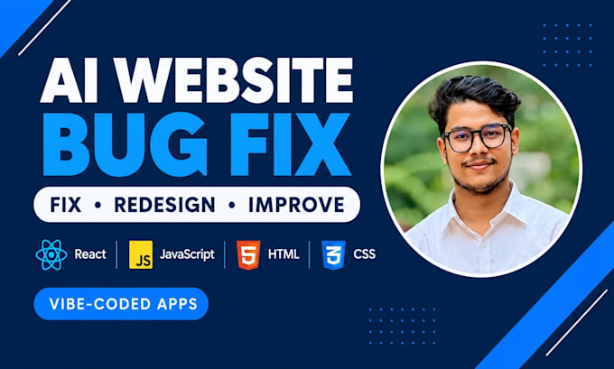 fix bugs or redesign in your ai generated or vibe coded website
