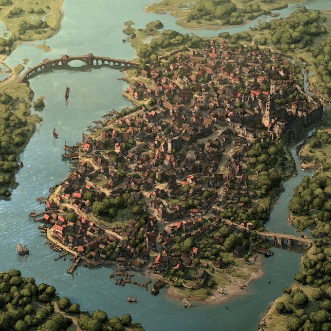 draw your dnd town map