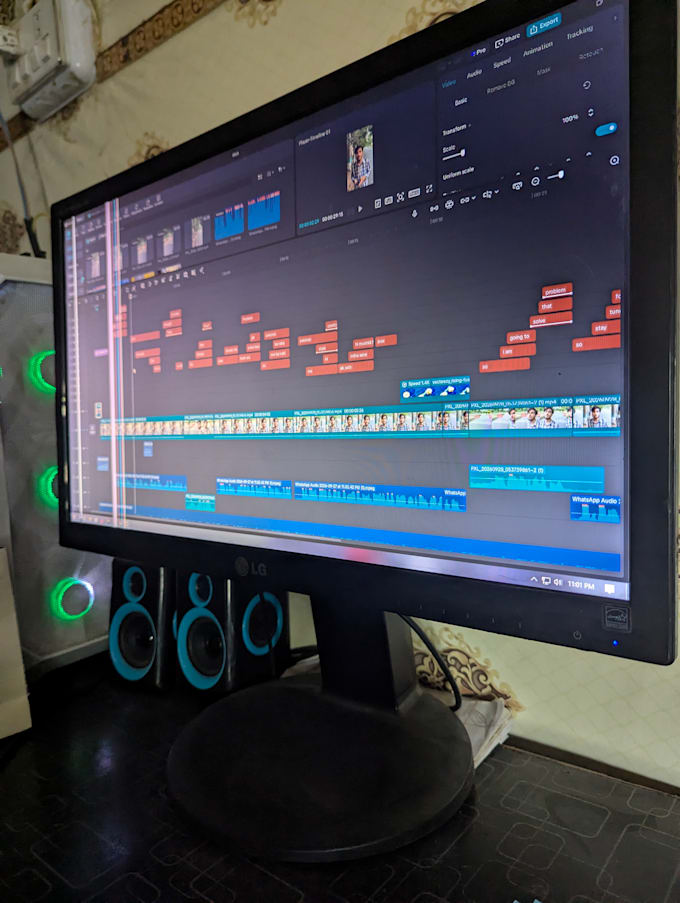 edit engaging reels, with captions