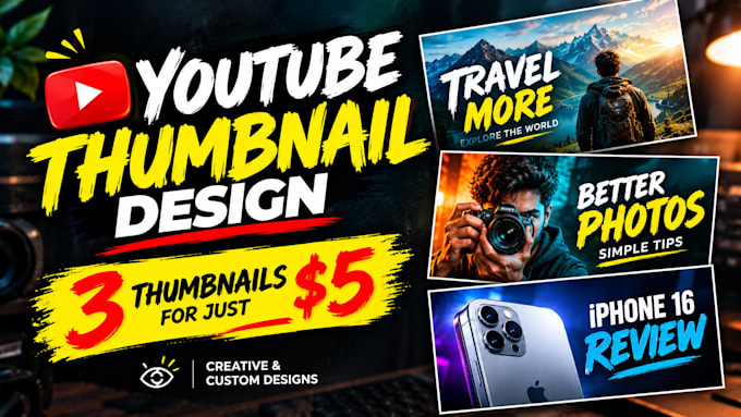 do high CTR thumbnail designs
