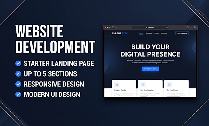do website development as full stack web developer, backend frontend developer