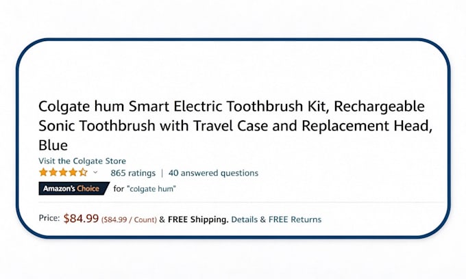 write SEO amazon listing, title and bullet points