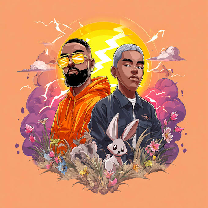 create animated album cover motion graphics for spotify