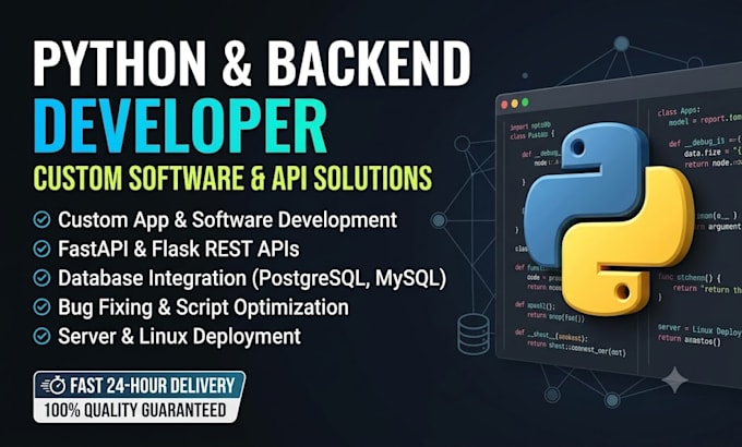 fix python API bugs, fastapi endpoints, or flask scripts