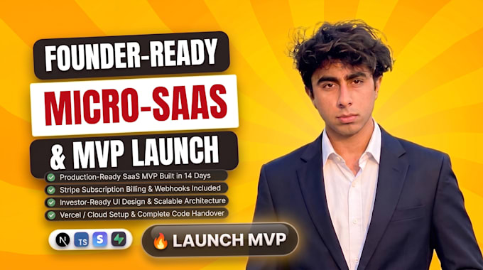 build custom saas web application, saas mvp, and micro saas