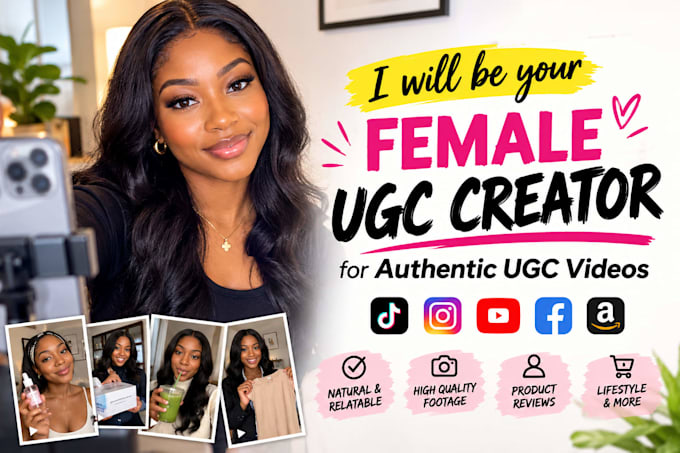 be your female ugc creator for authentic ugc videos