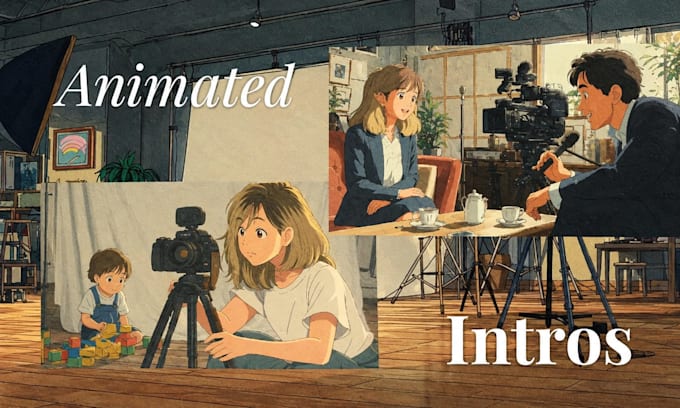 create ai anime intro and outro video for your channel or stream