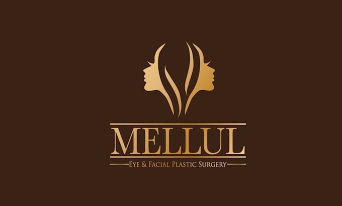 design super eye facial plastic surgery theme logo