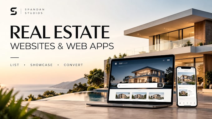 build a modern real estate website, property listing web app