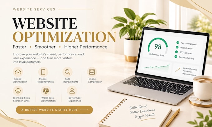 l optimize website speed, performance, and user experience