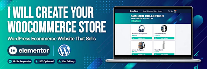 create a woocommerce online store website on wordpress
