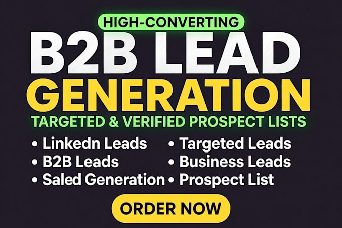 targeted b2b lead generation a industry email list marketing