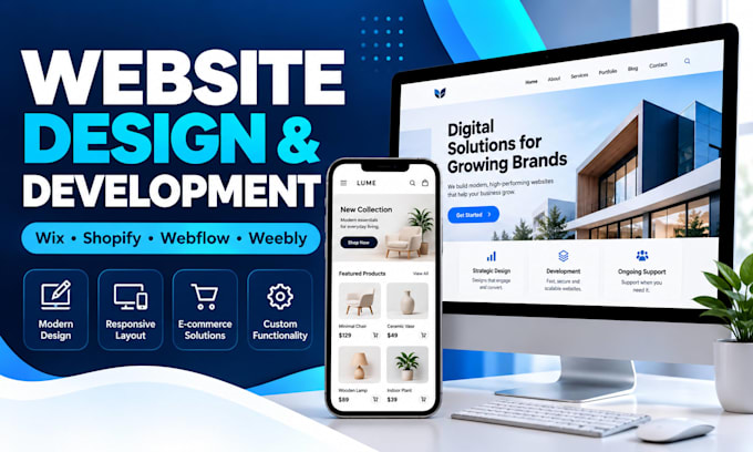 create wix shopify wizishop sitew weweb weebly webflow figma website developer