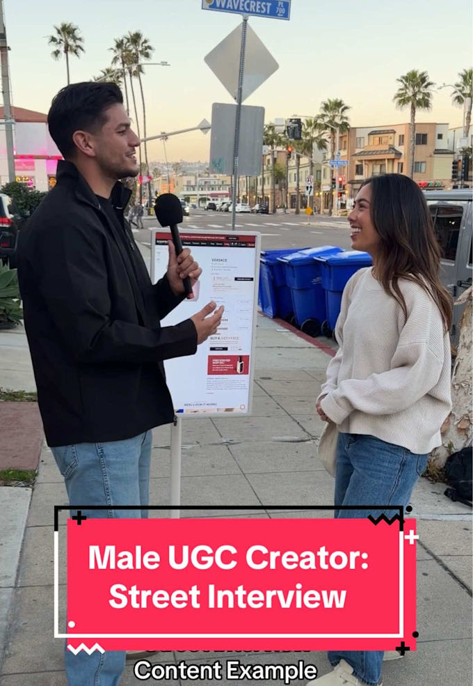 create scripted street interviews for your brand with actors