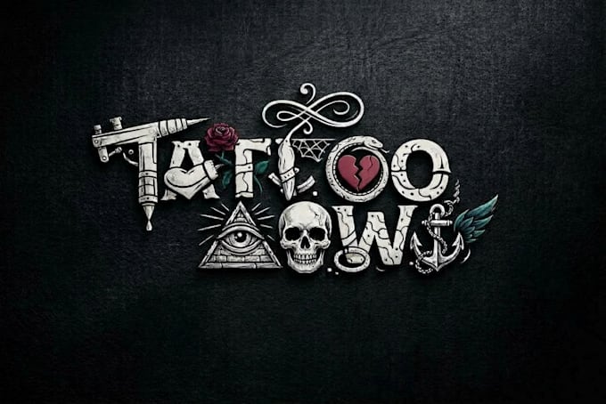 design professionale di logo minimalista con elementi tattoo