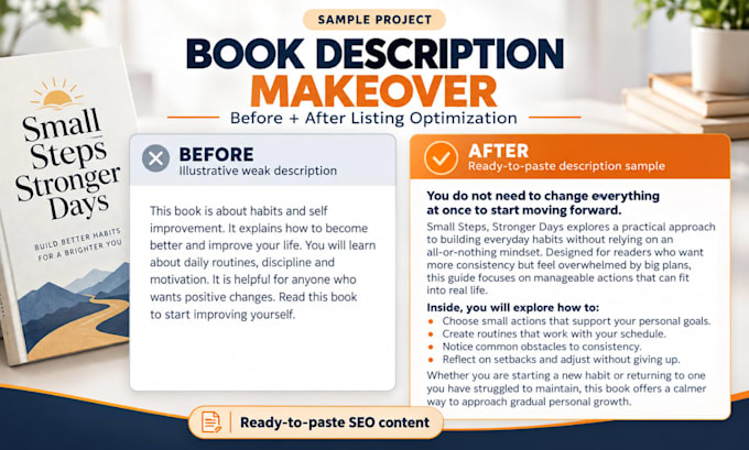 optimize your amazon KDP book listing for SEO