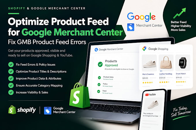 do optimize product feed for google merchant center fix gmb product feed errors