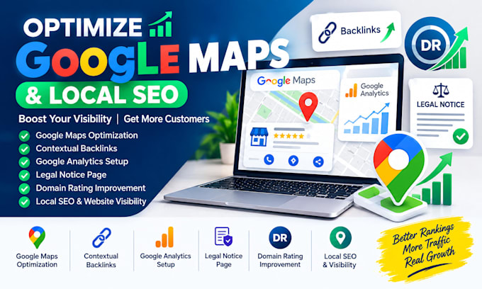 optimize goggle map contextual backlinks analytics legal notice domain rating