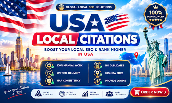 create USA local citations and directory listings