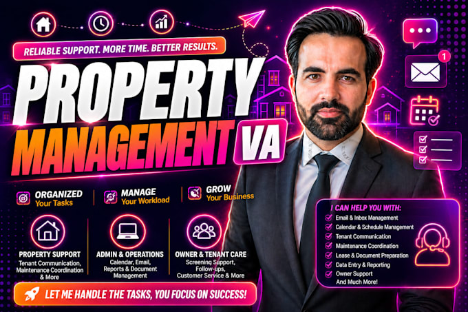 be your property management virtual assistant for rental properties