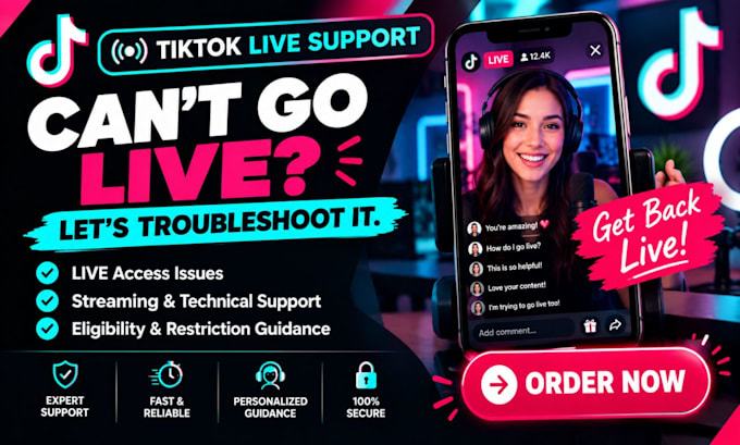 troubleshoot tiktok live access, streaming, and technical issues