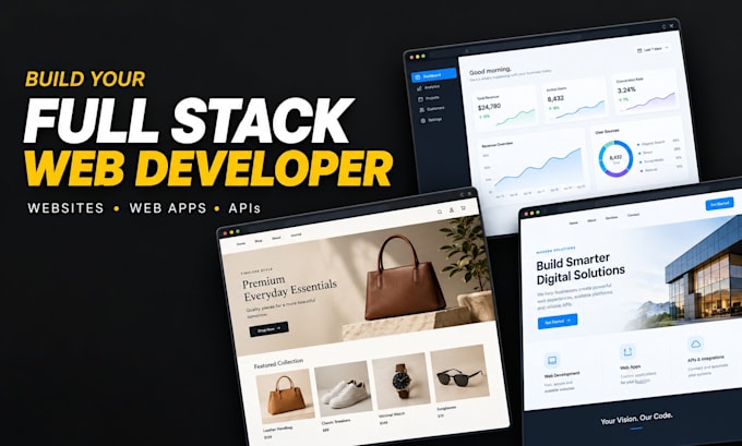build custom website as a full stack developer mvp or saas web app using nextjs
