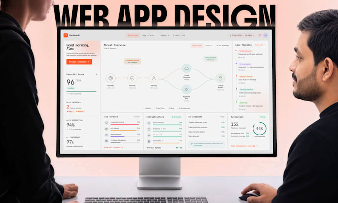 Design your saas web app, admin panel and ai dashboard ui ux in figma ...