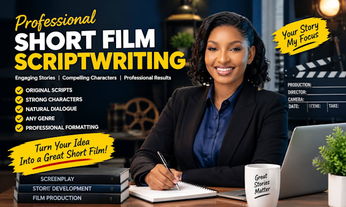 write an engaging short film script with compelling characters and dialogue