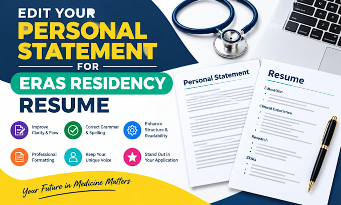 edit your personal statement for eras residency resume