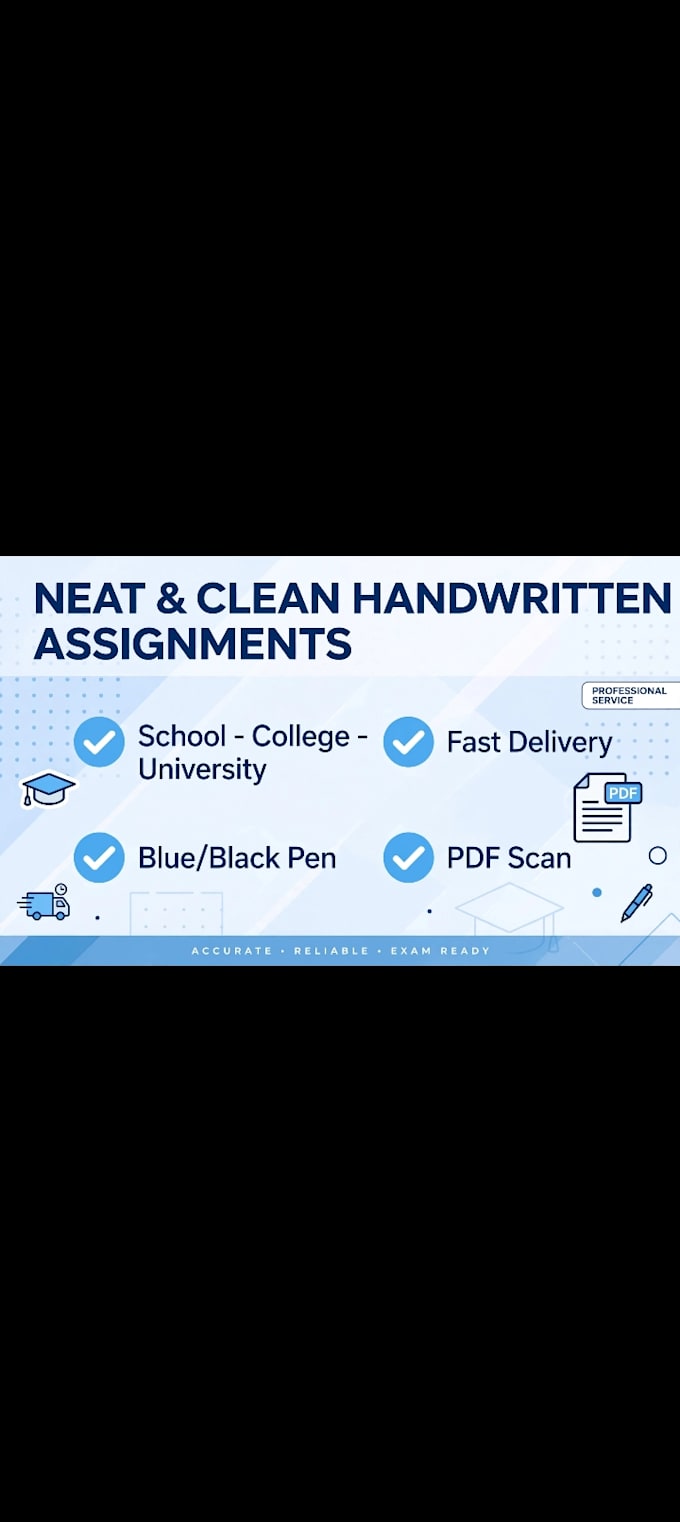 write your assignment in neat handwriting