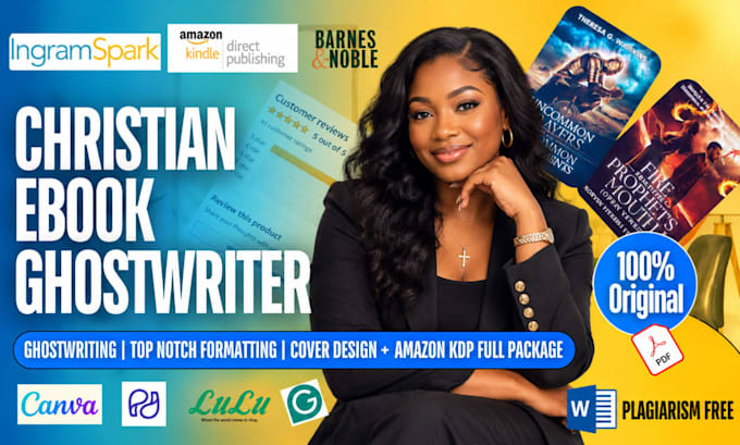 be your christian ghostwriter for faith based ebook