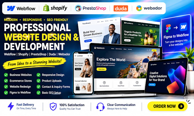 develop webflow website design prestashop duda shopify website figma to webflow
