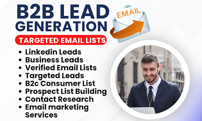 do targeted b2b lead generation verified email list for cold email marketing