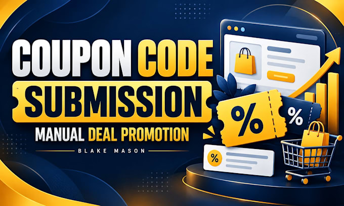 manually submit coupon codes, promo codes and deals to coupon websites