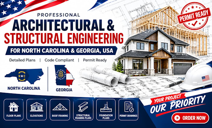 do structural engineer and architect for georgia,USA and north corolina