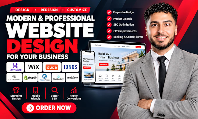 design hostinger wesbite hostinger ai website redesign wix ai duda ionos website