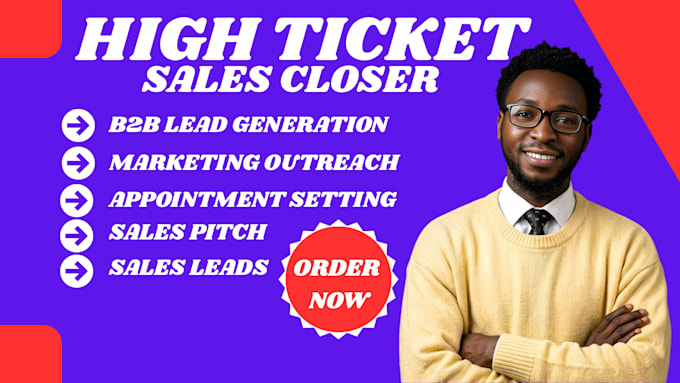 sales closer b2b sales representative lead generation cold saas sales closer