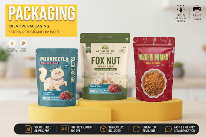 product label, pouch design, and supplement label design