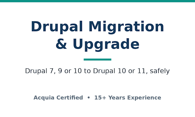 migrate or upgrade your drupal site to drupal 10 or 11 safely