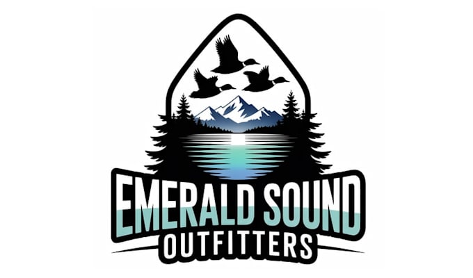 design duck hunting outfitter theme logo for you