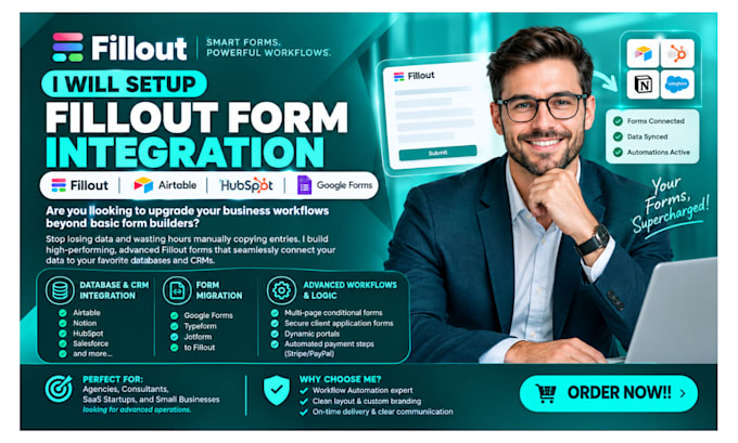fillout forms airtable integration hubspot CRM workflow google form migration